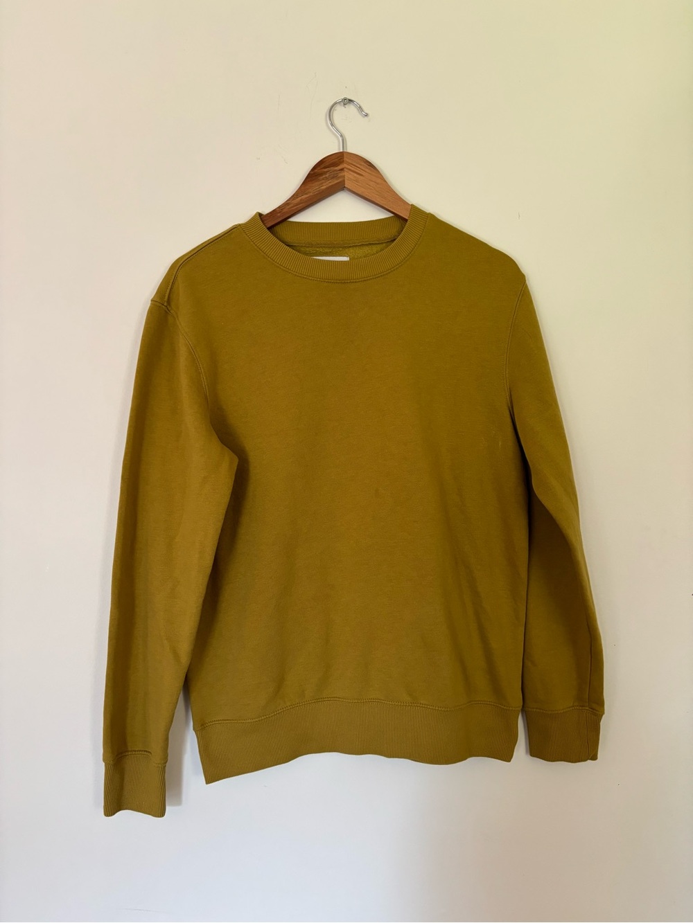 Goodfellow & Co Mustard Yellow Crewneck Sweatshirt Size M